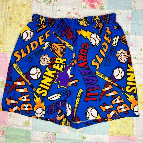 Vintage Slugger Baseball Toddler Boy Shorts - Picture 1 of 5